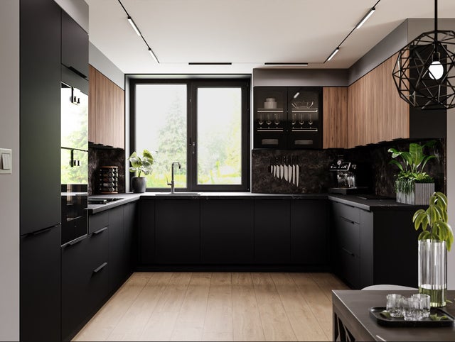 Cuisine D'angle Vicco Rick 230cm - Bloc Cuisine Intégré L - Sonoma - Neuf