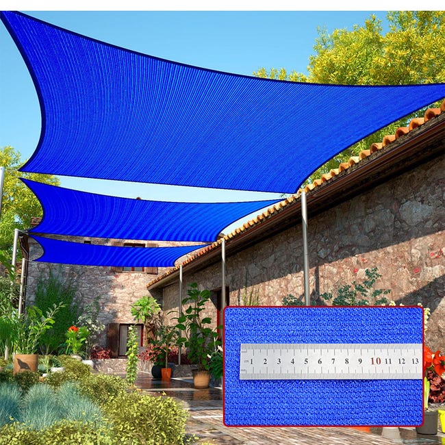 Toldo Vela Impermeable Exterior Terraza, Rectangular 2x5m, Toldos Velas de Sombra para Patio Jardin, Tela Oxford Resistente, 95% Protección Rayos UV, para Jardim Pérgola - Amarillo Beis Toldo Vela Impermeable Exterior Terraza, Rectangular 2x5m, Toldos Velas de Sombra para Patio Jardin, Tela Oxford Resistente, 95% Protección Rayos UV, para Jardim Pérgola - Amarillo Beis