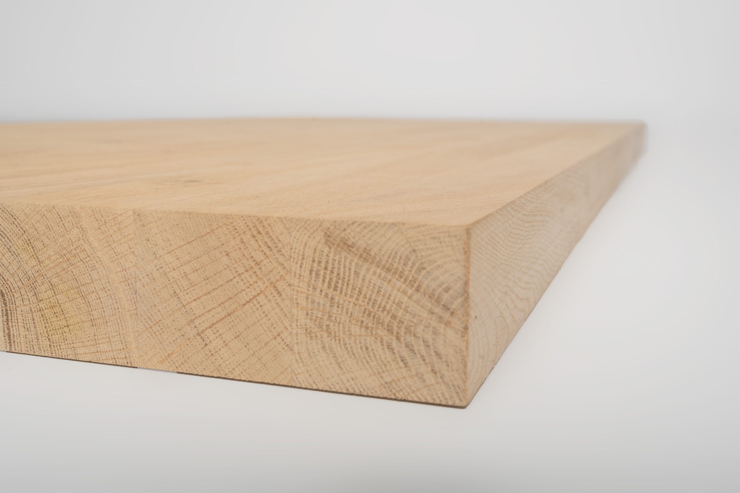Panneau collé chêne petits noeuds raboté, 1300x650x40 - 5
