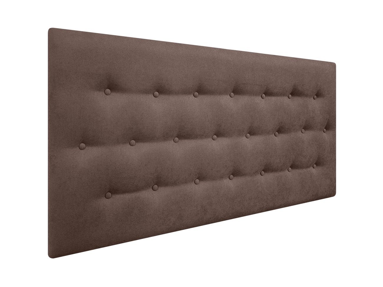 DecorQUALITY Cabecero de cama 150 PARIS Cabezal tapizado tejido antimanchas marrón 150x70 cm - 2