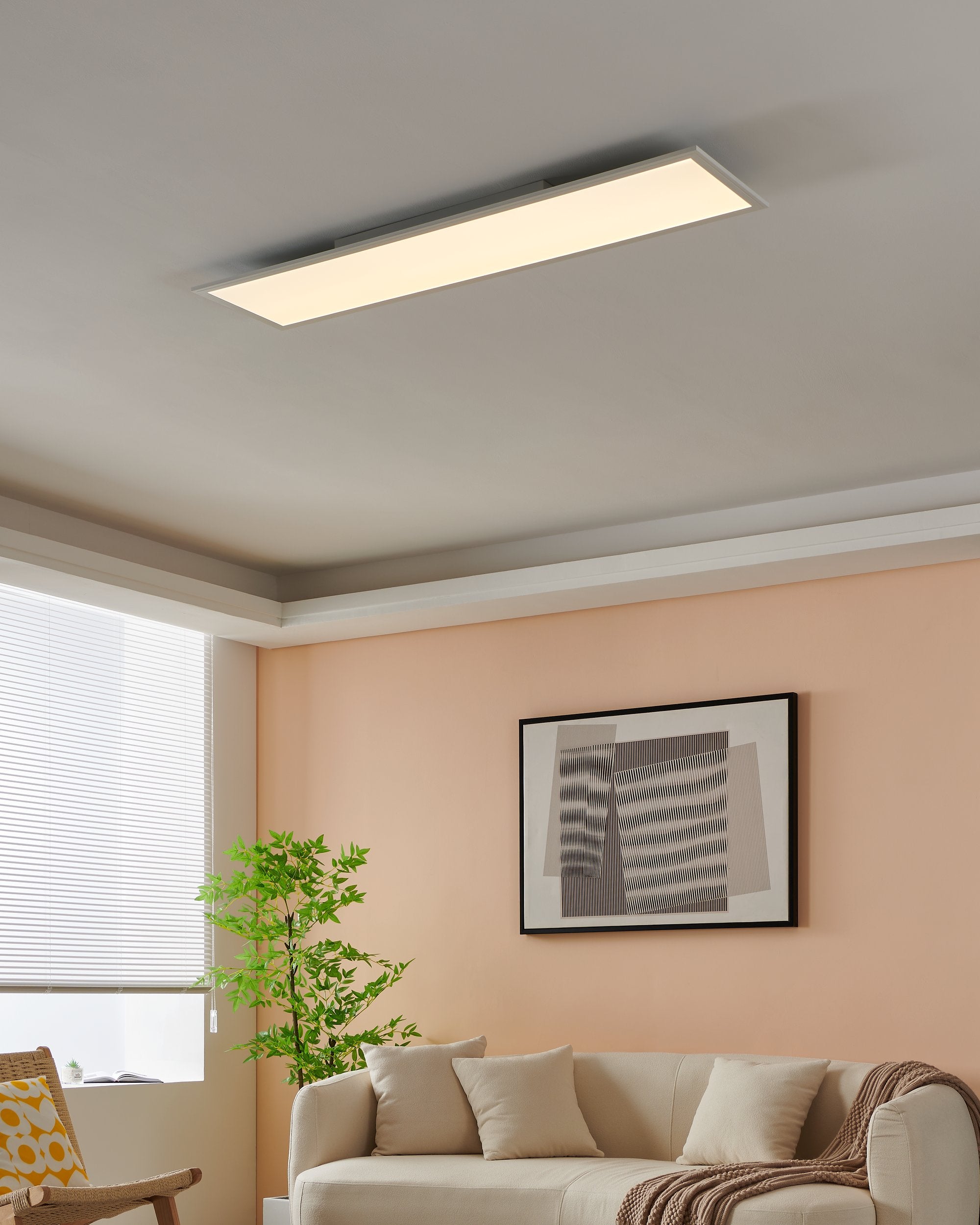 Lampada LED Salobrena-Z, Smart Home, ZigBee, app e controllo vocale, colore della luce regolabile, dimmerabile, 120x30 cm- EGLO - 6