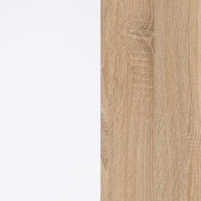 Mesa de jantar Cloe Blanco Artik (Blanco Mate) - Roble Canadian 109 x 78 x 67 cm - 8