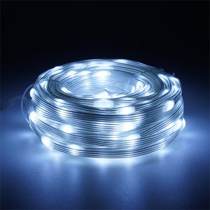 Tubo LED Esterno 20m 480LED Bianco Freddo - Luci Decorative Con Timer E 8 Modalità IP44 Per Giardino E Feste - 3