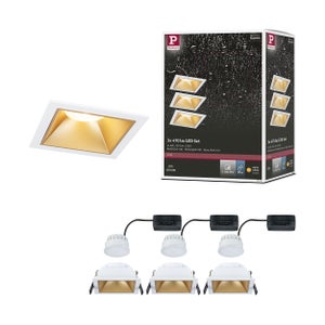 Lot De 4 Spots LED Encastrables Complets - Blanc Neutre 5W (équivalent 50W), Neufs