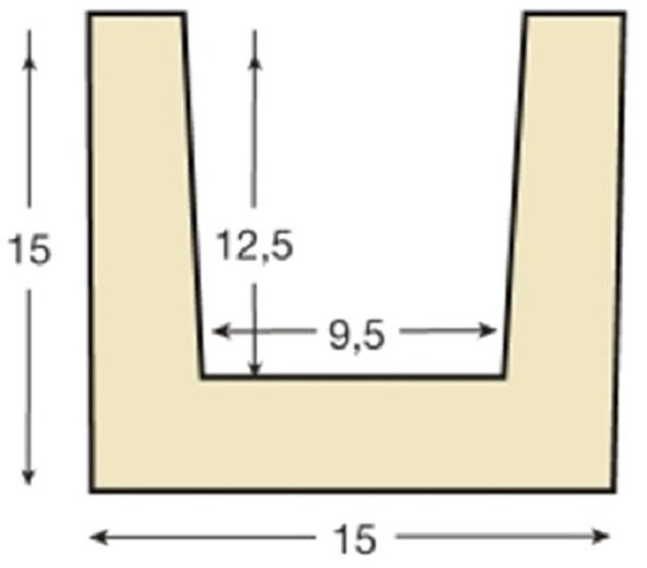 Viga Imitación Madera 15cm de ancho x 15cm de alto x 3m de largo color Nogal oscuro decorativa de poliuretano VU0012-NO - 4