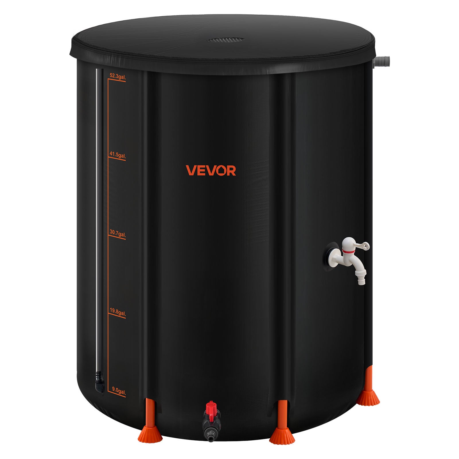 Récupérateur d’eau de pluie pliable VEVOR, PVC 1000D, 201 L, avec — free download