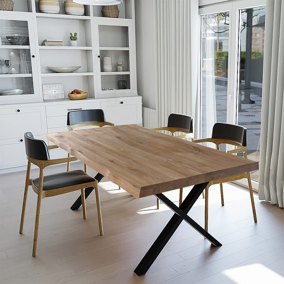 Table Manger 8 Places Gaspard Bois Massif Leroy Merlin table-manger-8-places-gaspard-bois-massif-leroy-merlin