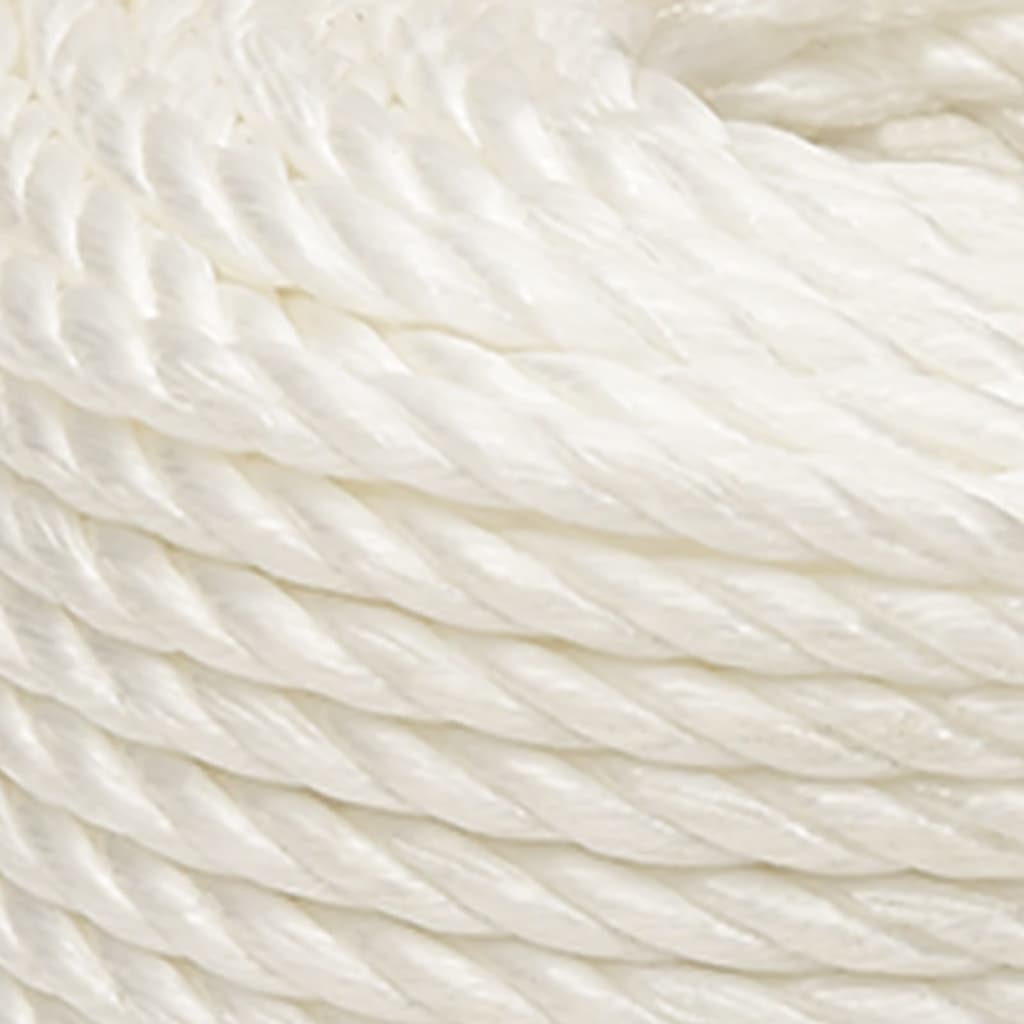 Corda | Cordão de trabalho 10 mm 100 m polipropileno branco CFW20986 - 4