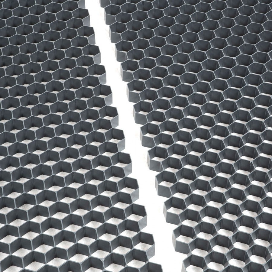 Palette de 24 Stabilisateurs de graviers doubles (46,08 m²) - 120 X 160 X 4 cm - Blanc - EASYSTAB - 2