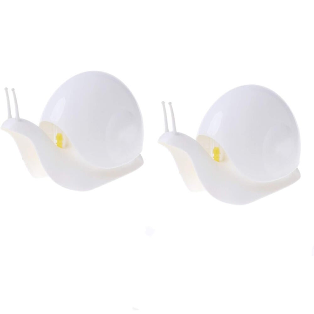 Uroczy dozownik do mydła w kształcie ślimaka do kuchni, łazienek itp., 2 sztuki (120 ml) (biały)