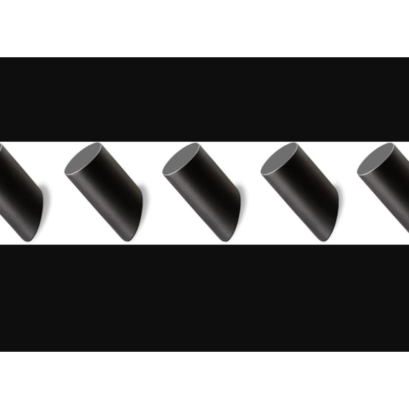 Drewniany haczyk, czarny drewniany haczyk, drewniane haczyki ścienne, drewniany wieszak na płaszcze, kapelusze, kurtki, torby, 3 * 8 CM, 5 szt.