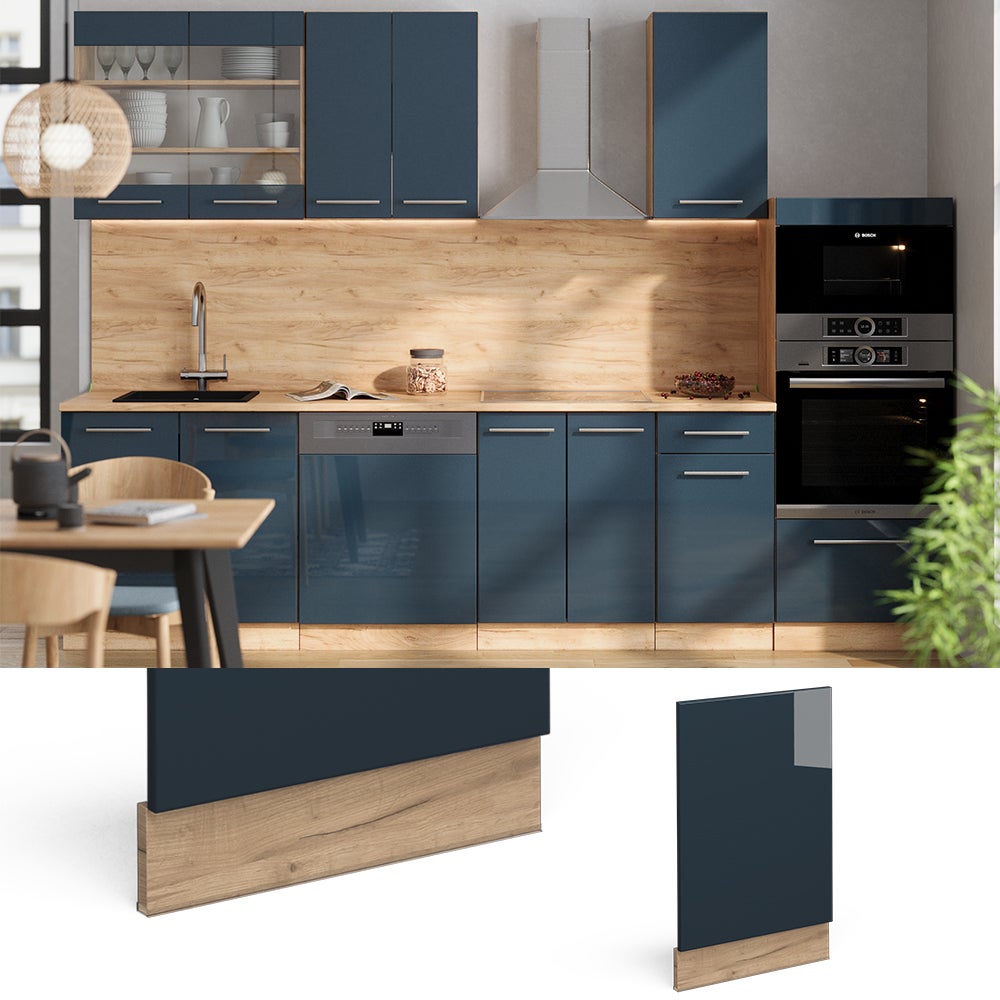 Vicco Façade Fame-Line, Bleu foncé brillant, 45cm , PT Marbre - 2