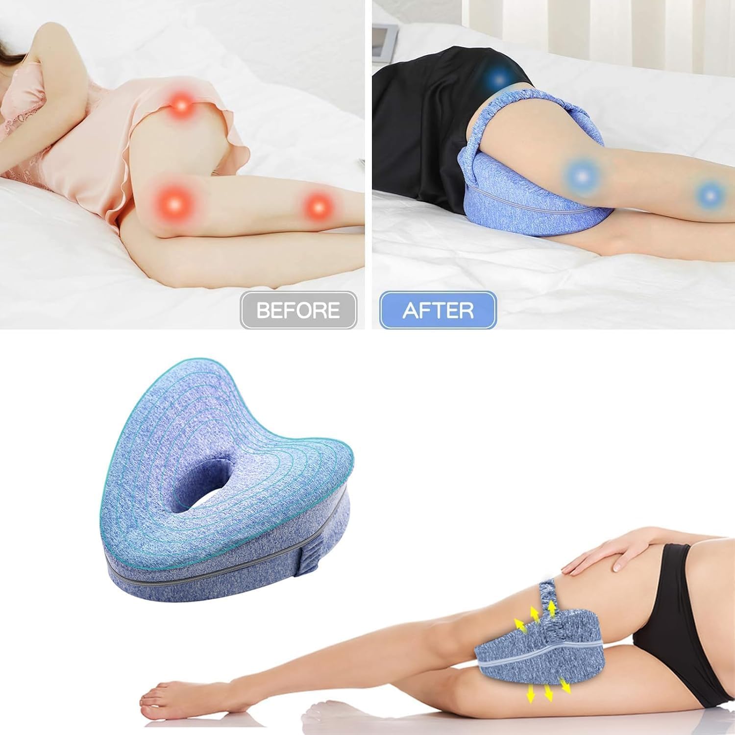 Cuscino per nervo sciatico e sciatalgia – sollievo gambe e schiena | Materassi