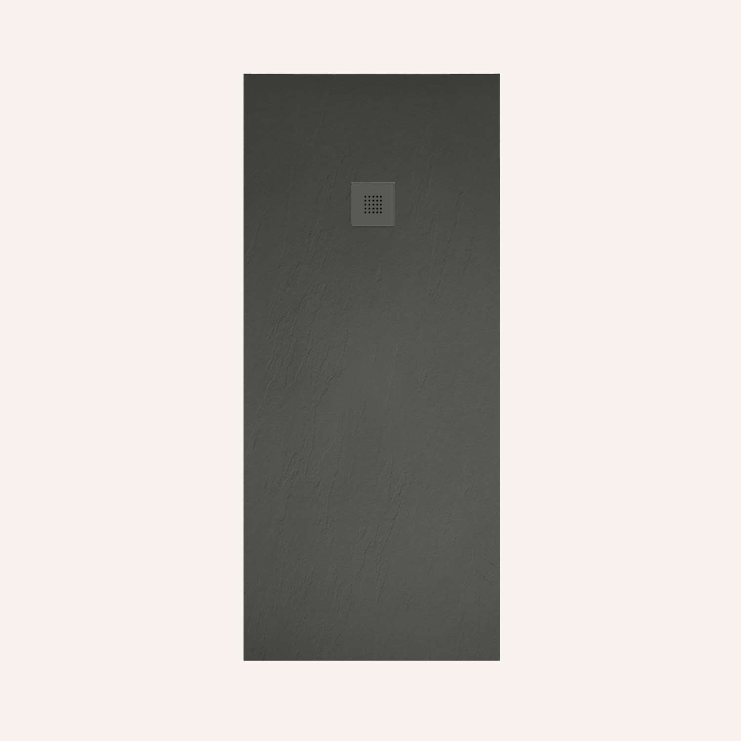 Receveur de douche Poalgi extraplat noir Antracita L.80 x l.120 cm finition ardoise - série Hos's - 3