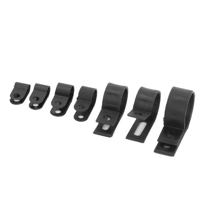 IMIKEYA 100 clip per cavi in nylon R tipo fermacavi per cavo da 3/16 IMIKEYA 100 clip per cavi in nylon R tipo fermacavi per cavo da 3/16