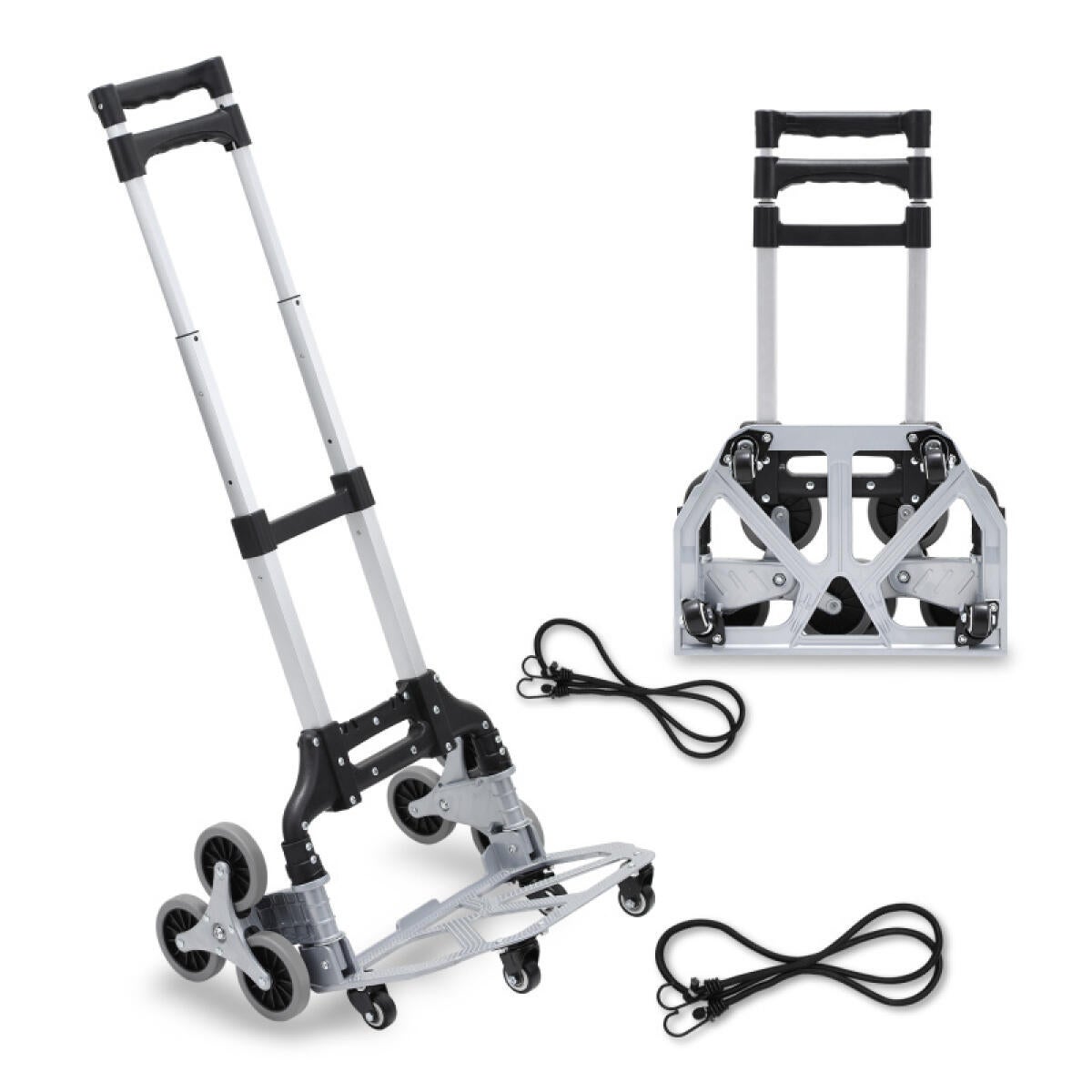 Diable 3 roues pliant en alliage d'aluminium chariot de courses ...