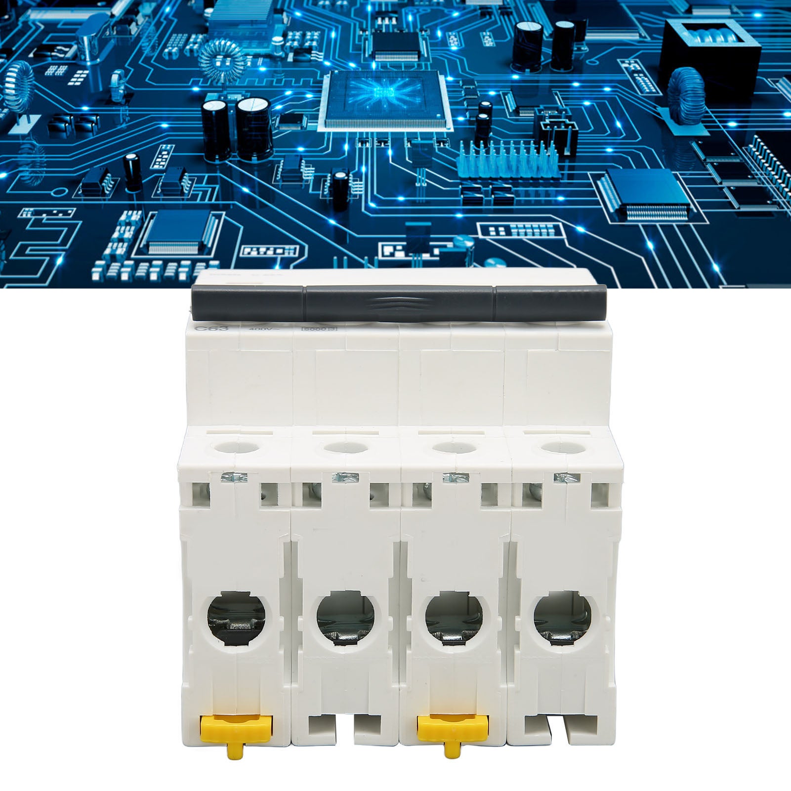 Interruttore automatico in miniatura PA66 con custodia ignifuga 4P per edifici commerciali AC 400V 40A - 2