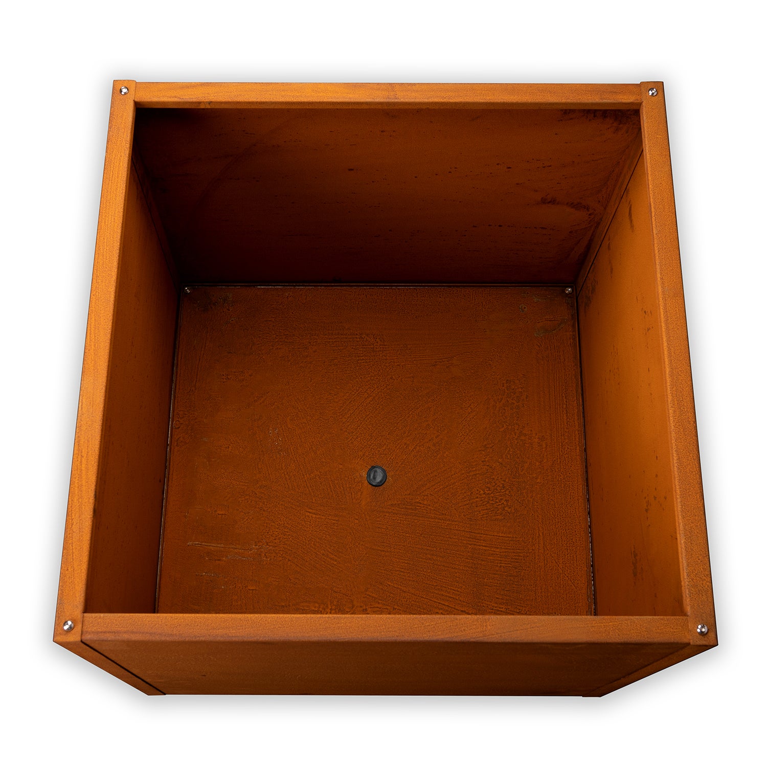Köhko® Jardinière design (avec fond) en acier Corten Jardinière QUADER 80 x 80 x 50 cm - 2
