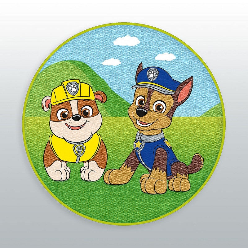 Tapis Rond - Pat'Patrouille - Chase -Dream Big - Bleu - 90 cm | Leroy