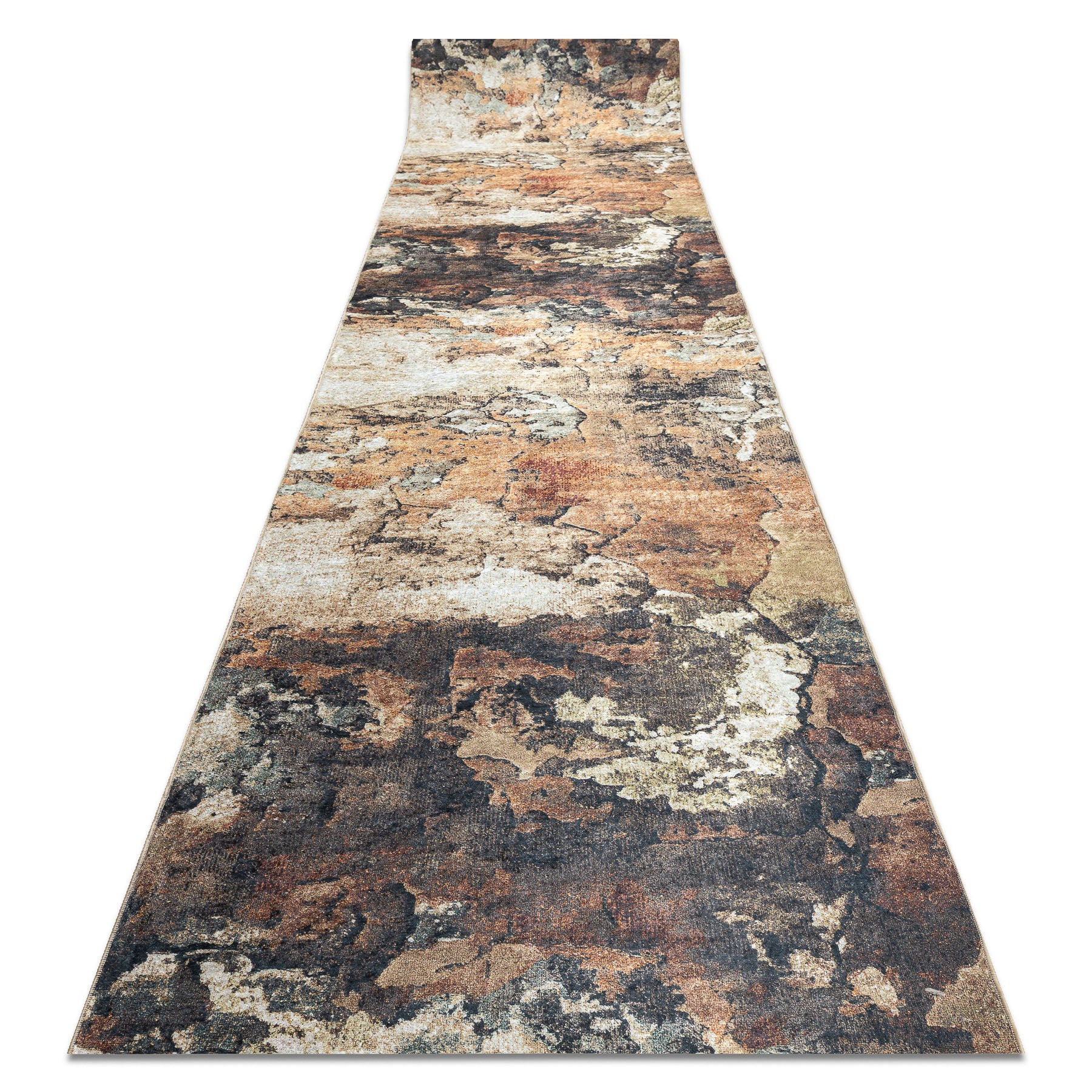 CHODNIK podgumowany DO PRANIA LOTUS ABSTRACT 52910 beż 120cm 120x760 cm