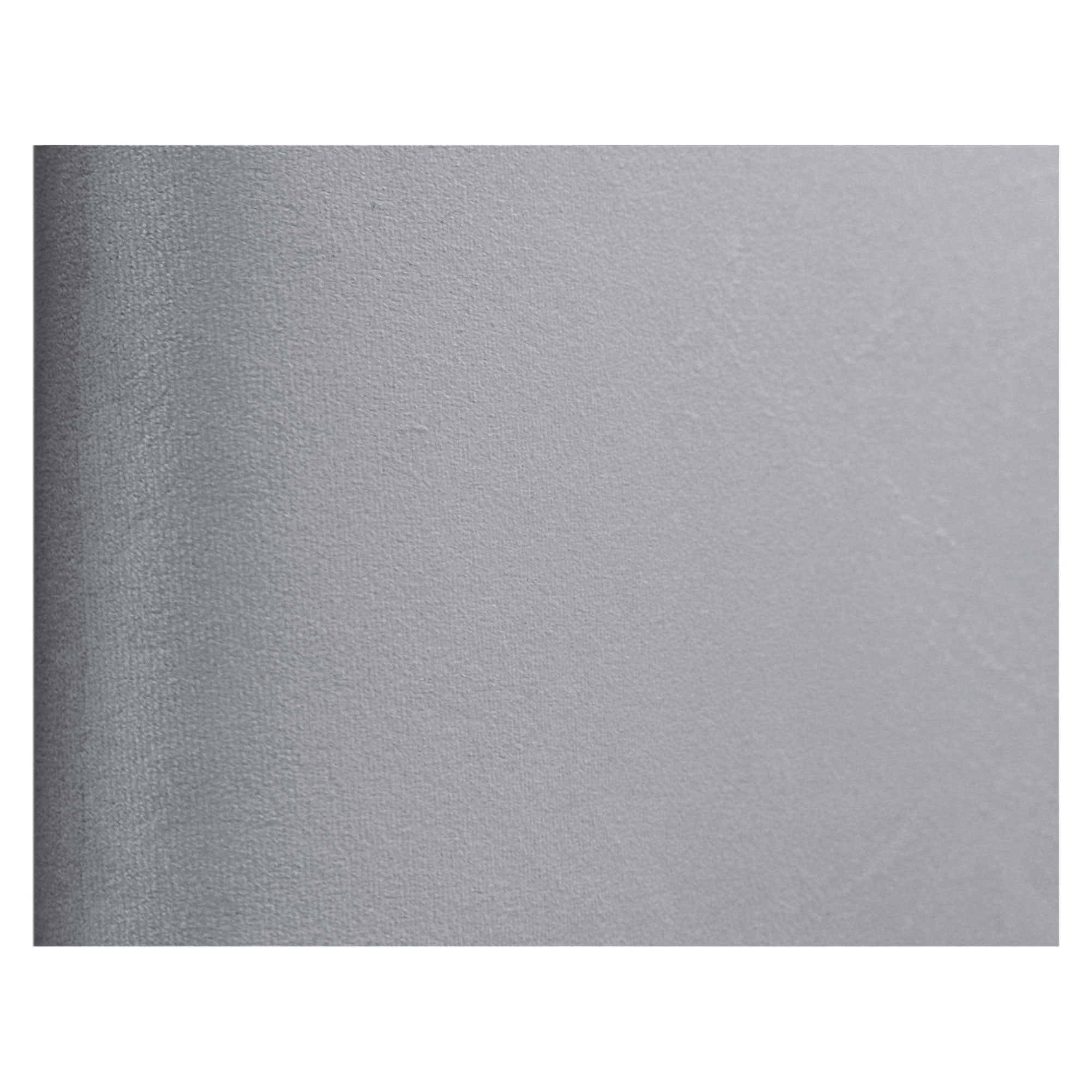 DHOME Testiera in Velluto Liscio con Gambe Camera da letto Imbottita con Testiera Imbottita Moderna di Fascia Alta (Grigio Chiaro, 90x105cm) - 3