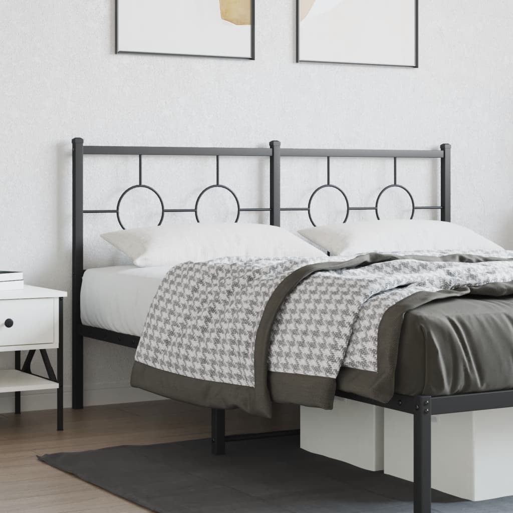 Tête de lit en tissu chenille noir, 160 cm Elowa | Maisons du Monde