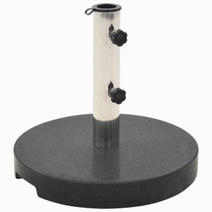 RELAX4LIFE Base per Ombrellone 38mm-48mm, Base Rotonda/Quadrata per Parasole con Manico Regolabile, Base di Supporto per Giardino, Terrazza e Bar