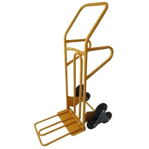 Carrello Saliscale VEVOR 200 Kg – Pieghevole Con Maniglia Telescopica, 6 Ruote E 2 Corde Elastiche, Per Magazzino E Traslochi