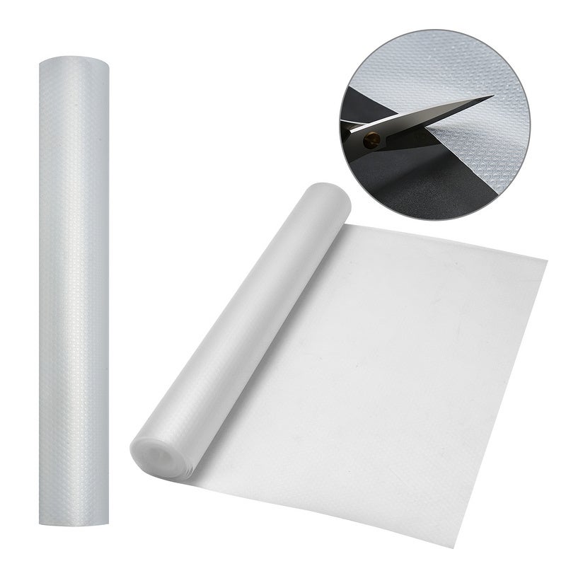 Rotolo Plastica Per Cassetti, Rivestimento Antiscivolo Per Frigorifero E Cassetti, Ritagliabile, 30 X 300 Cm, Trasparente - Foto 8