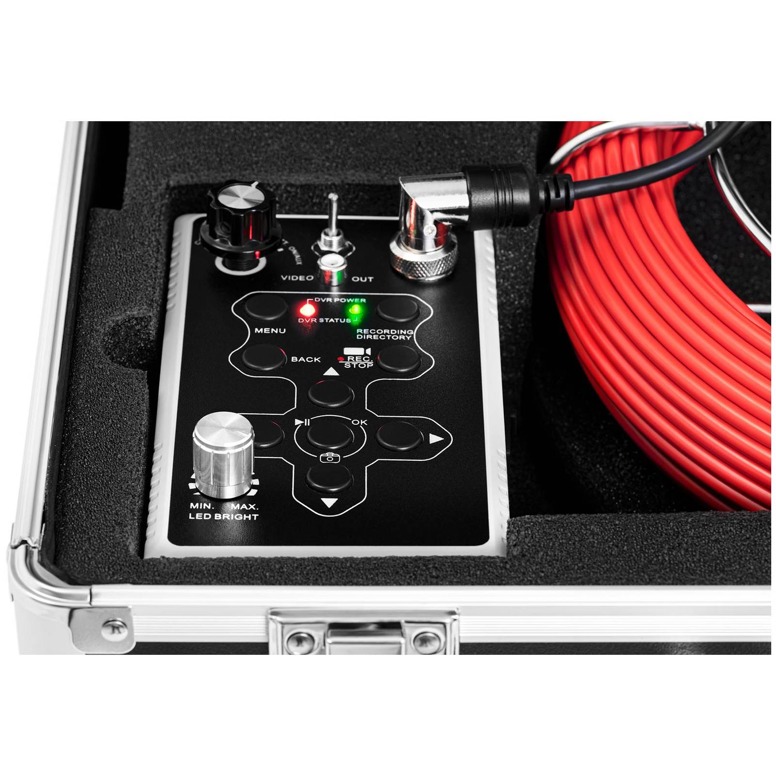 Telecamera Per Ispezione Tubi 20m Con Monitor 4.3" E DVR - Impermeabile IP68, Ideale Per Fognature E Controlli Idraulici - Foto 2