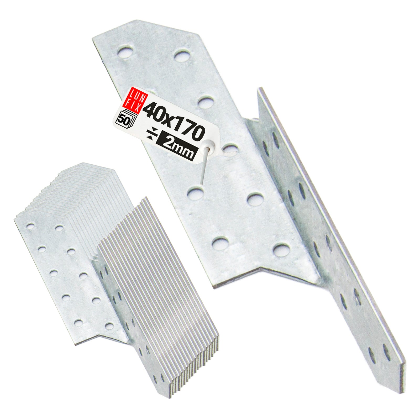 Łącznik krokwiowy 40x170 mm prawy 50szt.