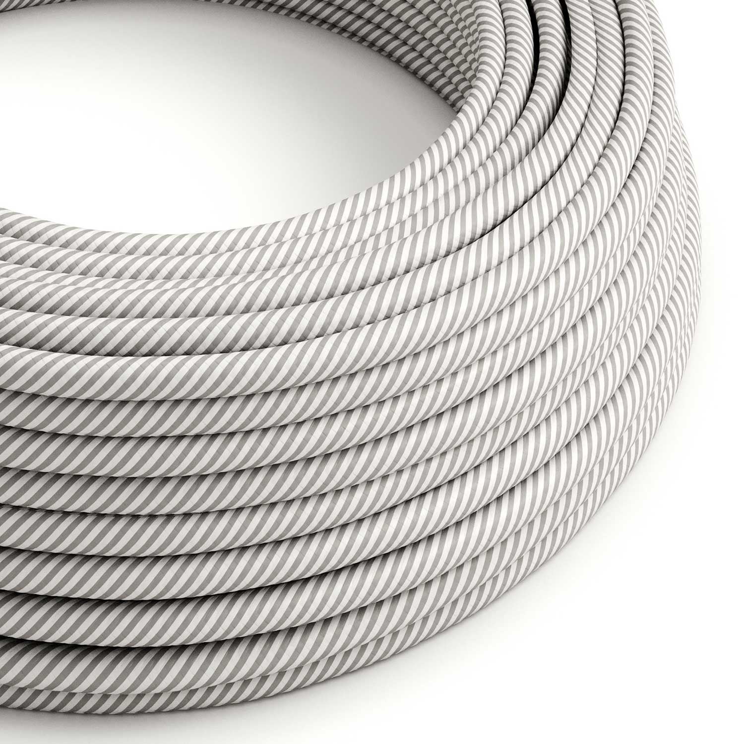 Vertigo Optical White and Aluminium Fabric Wire - The Original Creative ...