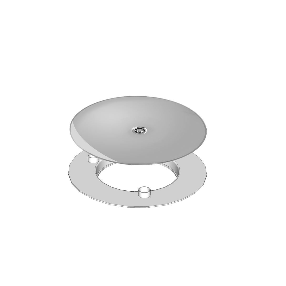 Coperchio Scarico Doccia Viega 112mm - Cromato Per Box Doccia Tempoplex - Foto 7