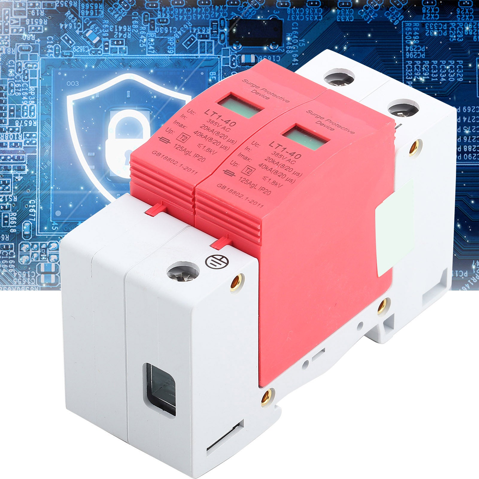 Protezione da sovratensioni telefoniche Thunder Tele Protector Protezione da sovratensioni a bassa tensione (2P40KA) - 4