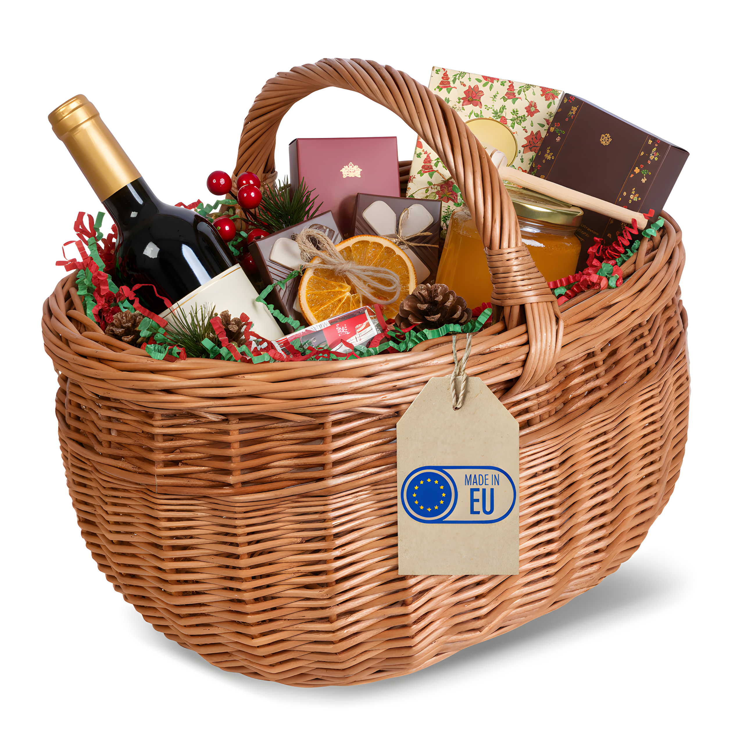 Cestino Pieghevole In Bambù CleanPrince 30x30 Cm - Ciotola Decorativa Per Frutta E Verdura, Ideale Come Sottopentola O Portapane, Design A Uva, Risparmio Spazio - 3