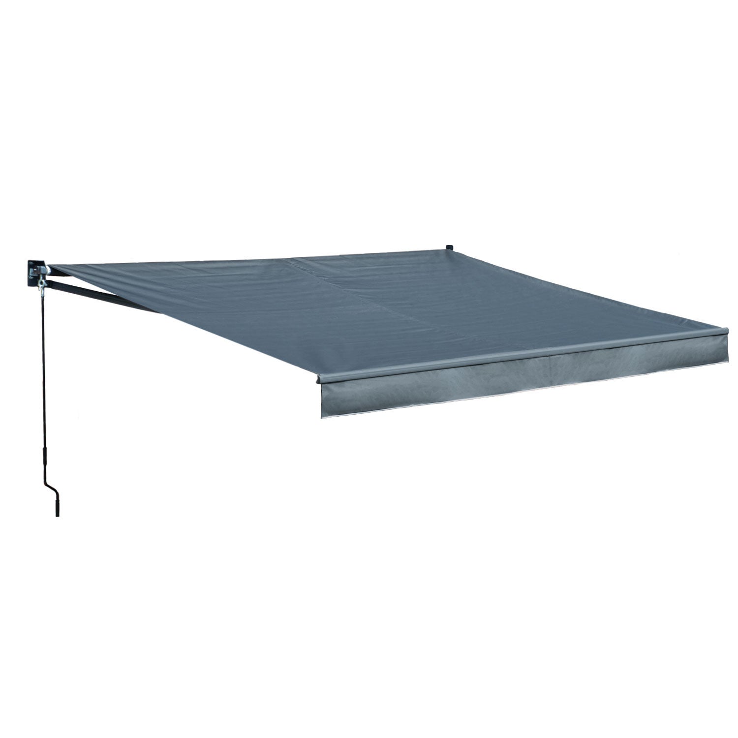 Tienda banner antracita y gris saule 3,95 x 3 m