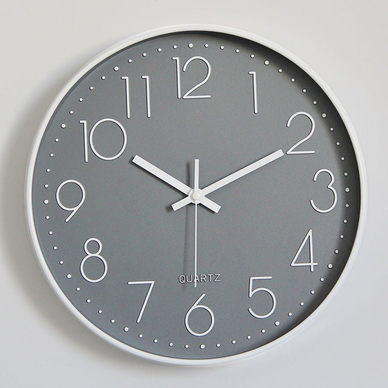 ATMOSPHERA - Orologio Da Parete Rotondo, Colore Argento - 30 Cm