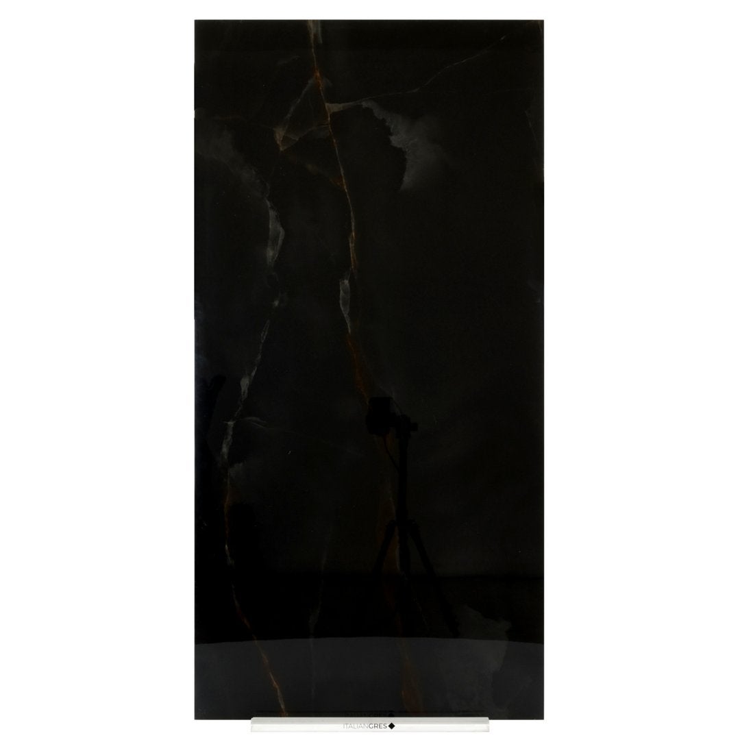 Charme Nero - Marmo Onice Lucido - Piastrelle 60x120 cm 10 mm - MAO 5003 60x120 GLOSSY 10 mm - 5