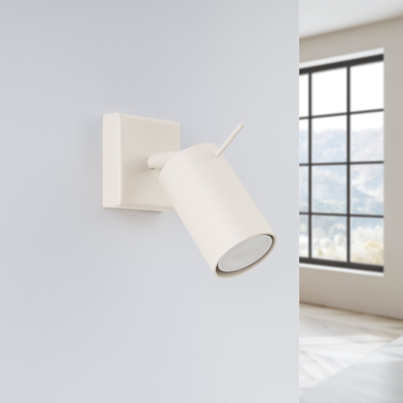 Kinkiet BRIIX beżowy LED 4000K - 8x16x16cm Sollux