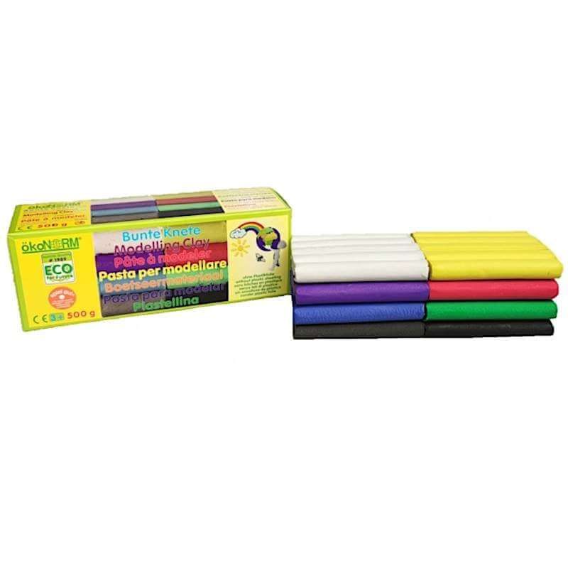 Set 12 Colori Argilla Da Modellare JUGUTA: Pasta Modellabile Sicura E Non Tossica Per Bambini, Attività Creative Fai-da-te