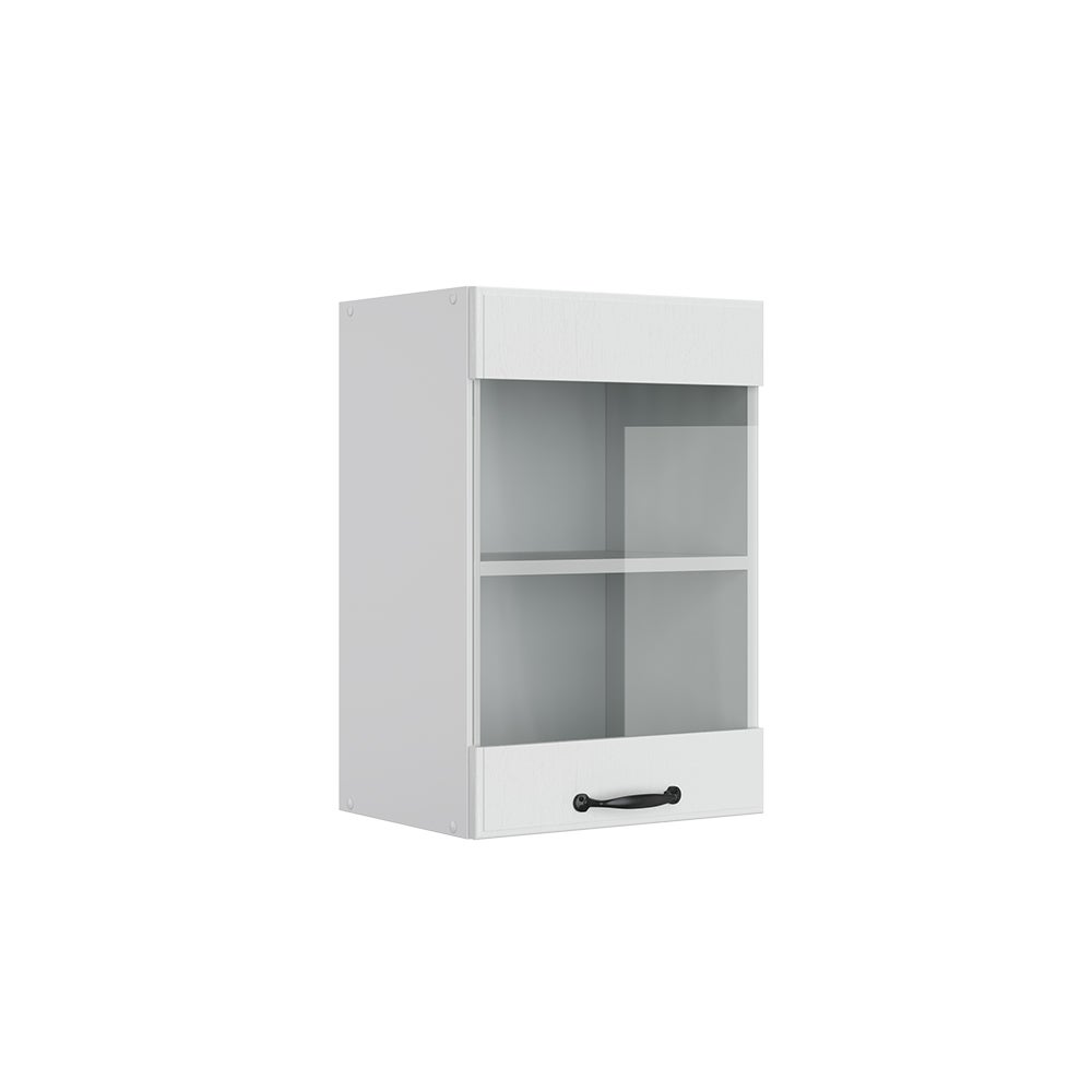 Vicco Szklana szafka kuchenna R-Line, Biały domek wiejski, 40 cm