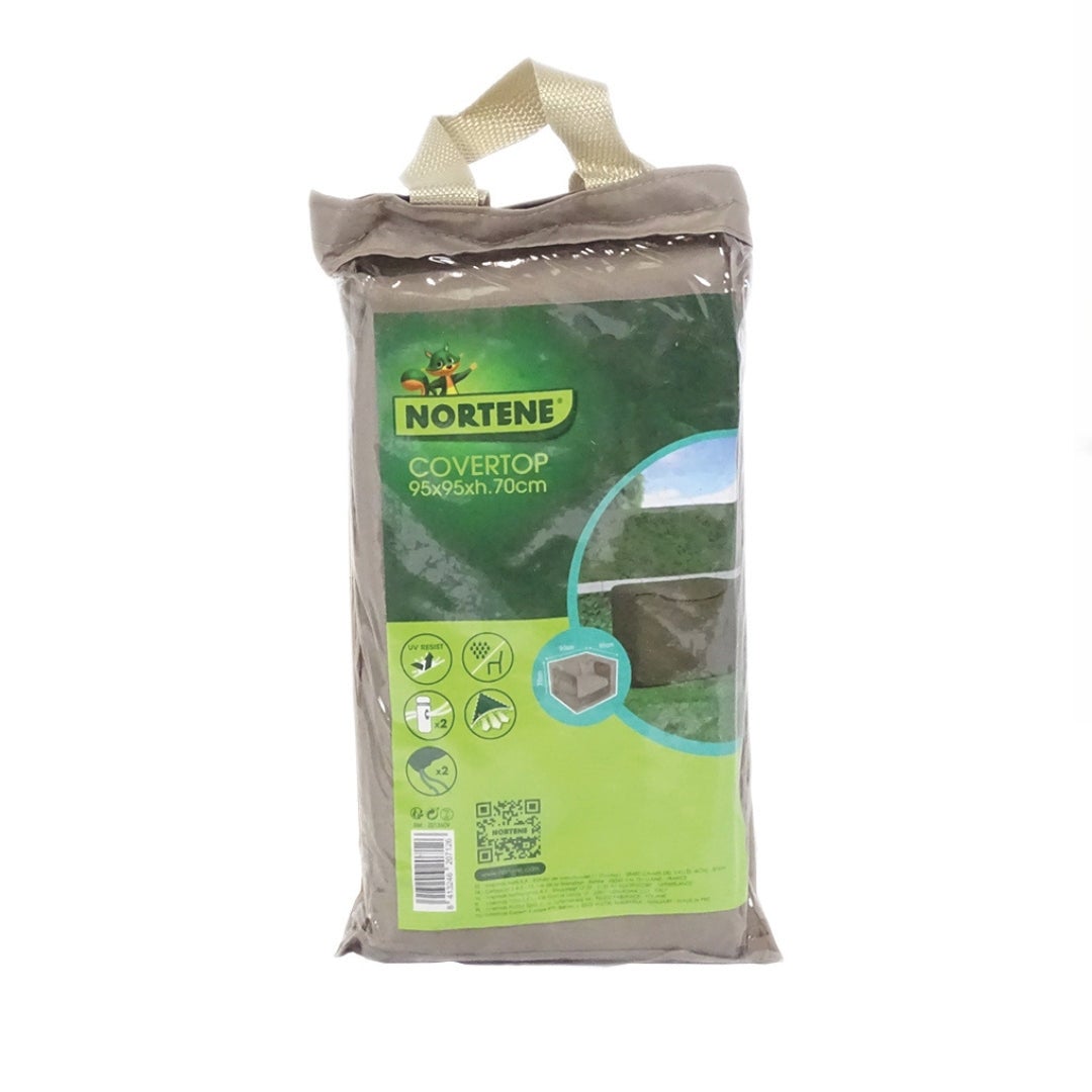 Housse de protection en polyester pour canapé 1 place - 95 x 95 x 70 cm - g/m2 - 3