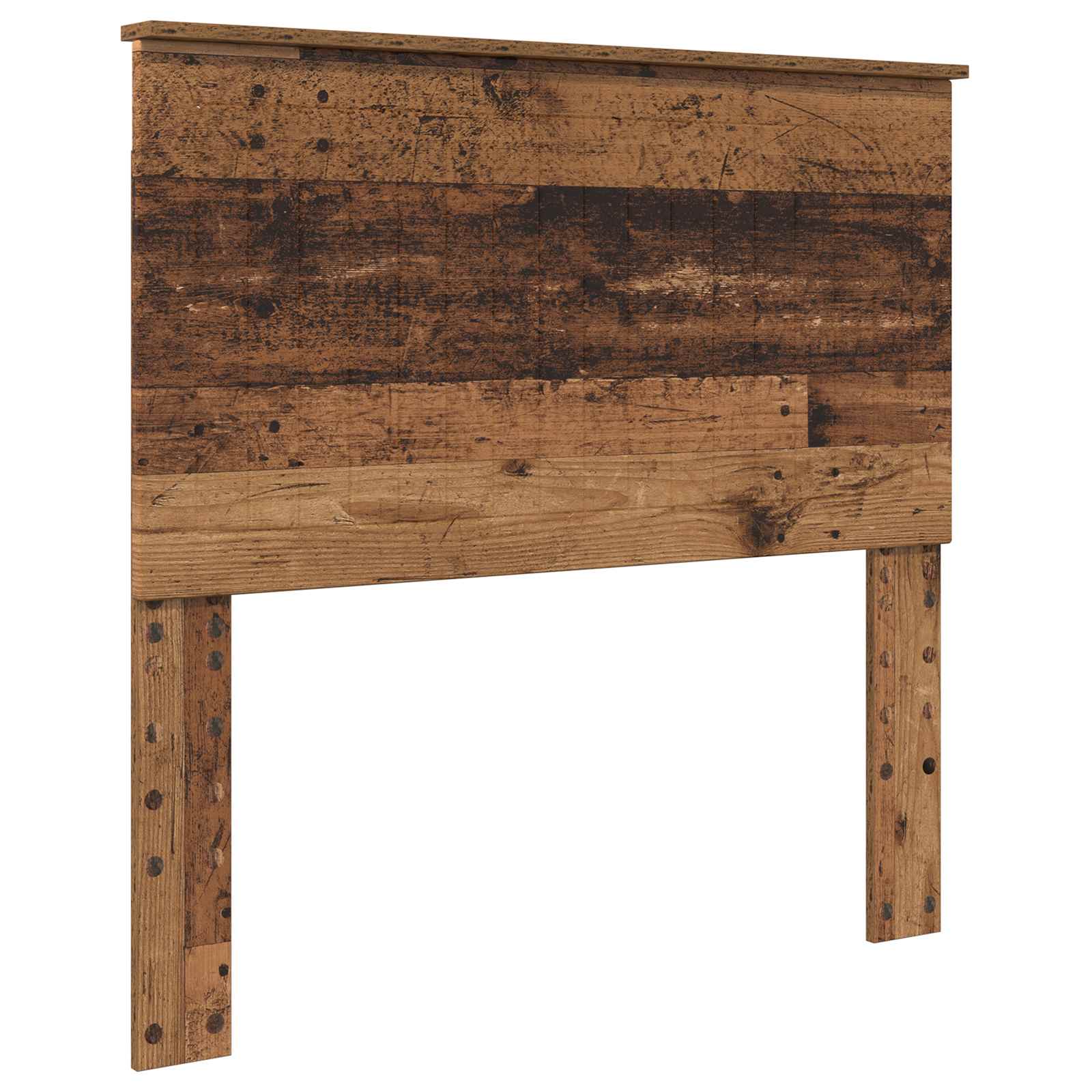 Cadre de lit en bois de pin massif bois ancien pour la chambre, 100 × 200 cm - 6