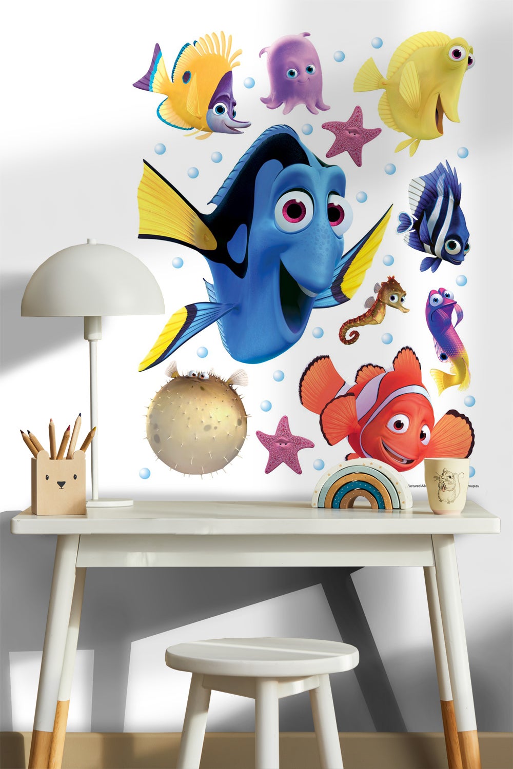 Sticker Mural Géant Repositionnable - Le Monde De Némo - Disney Pixar - Décoration Enfant Amovible