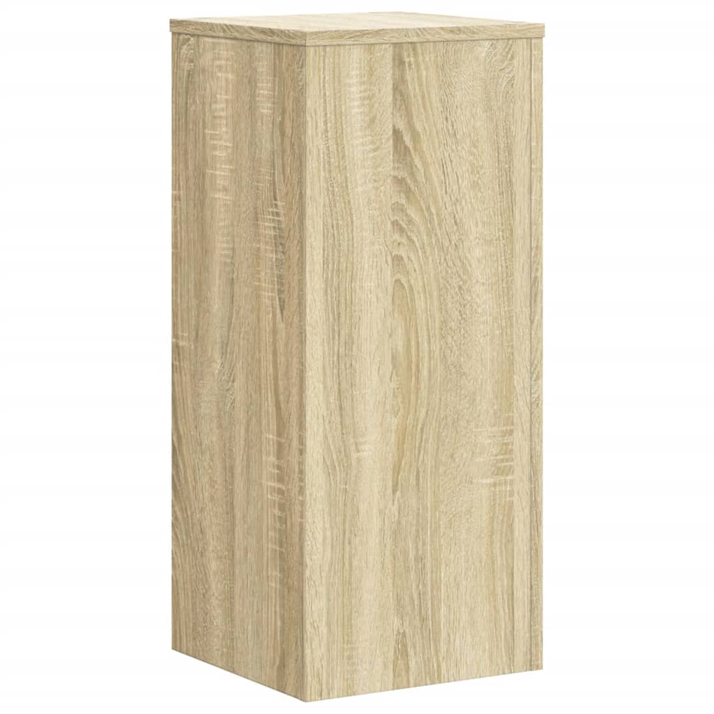 Supports pour plantes 2 pcs chêne sonoma bois d'ingénierie - 4