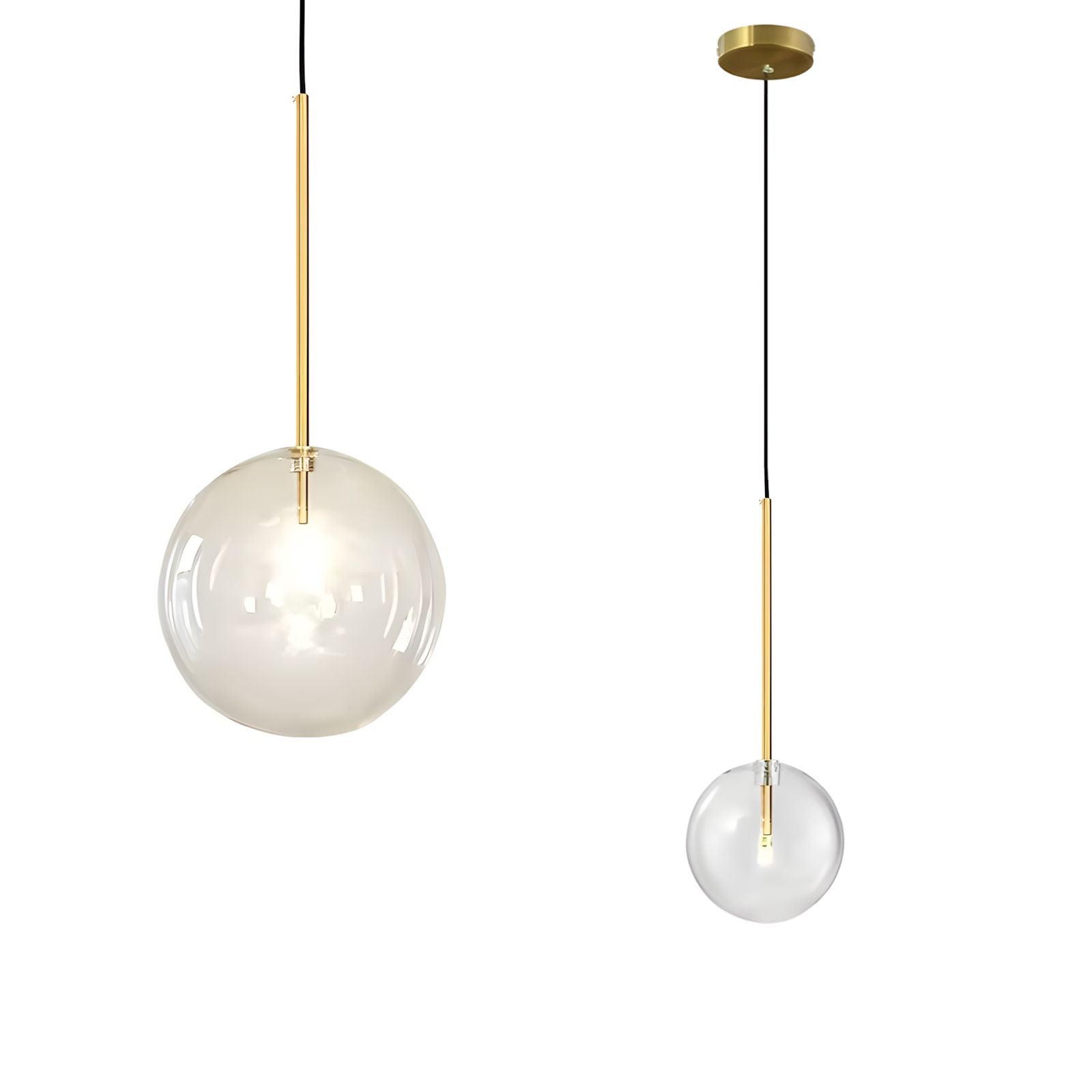 Lampa Sufitowa Wisząca Toolight App1680-1Cp Złoty 15Cm