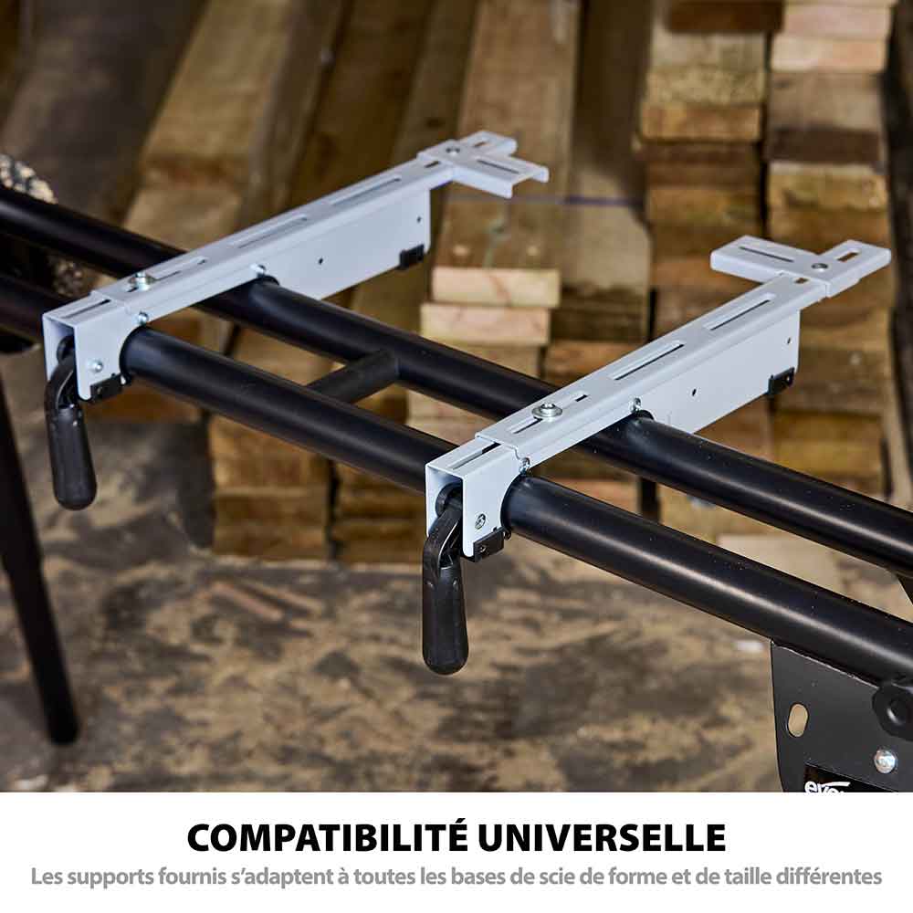 Support universel PLUS Evolution pour scie à onglet avec pieds télescopiques - 6