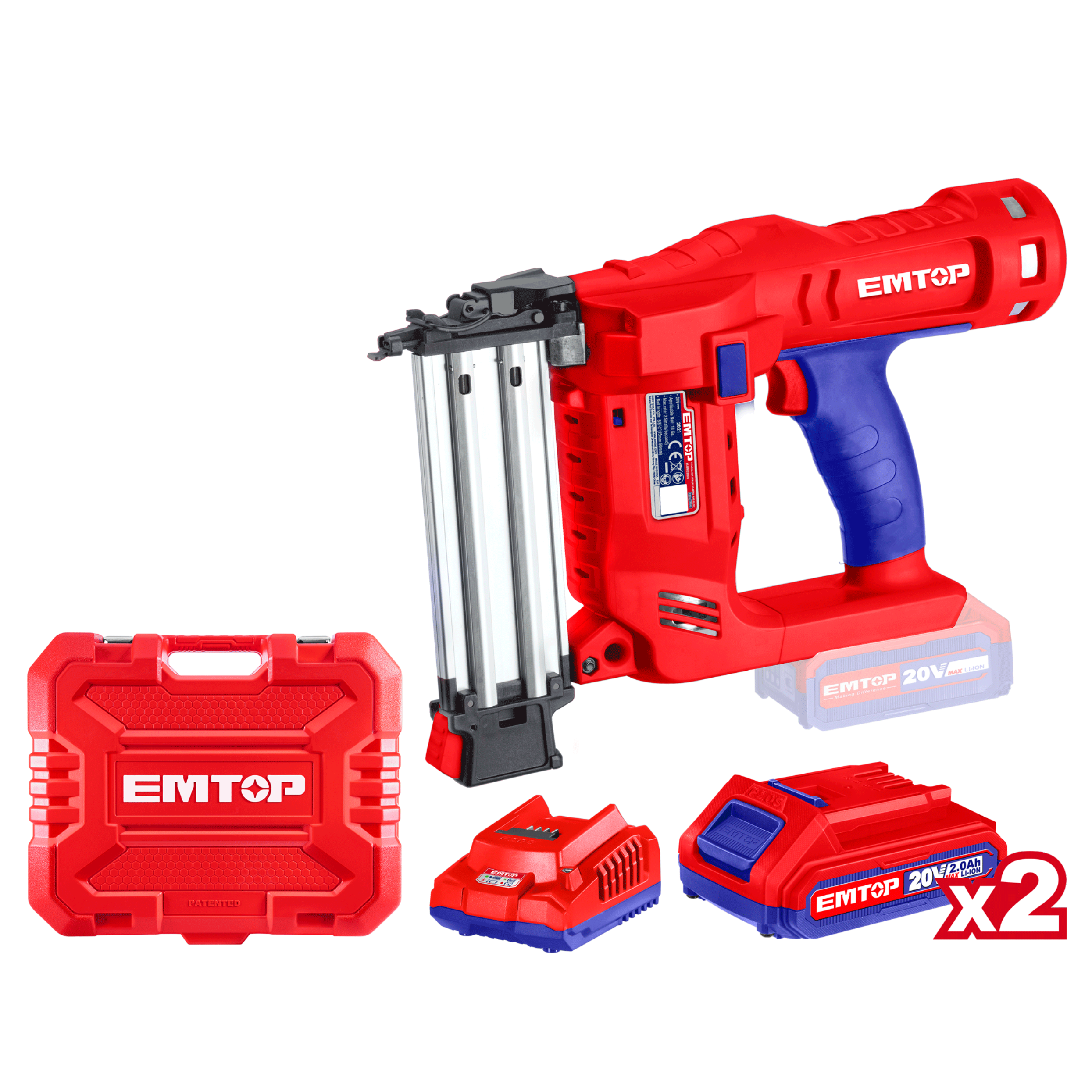 Pistolet Agrafeuse/cloueur 2en1 YOFIDRA – Sur Batterie Li-ion, Compatible Makita 18V