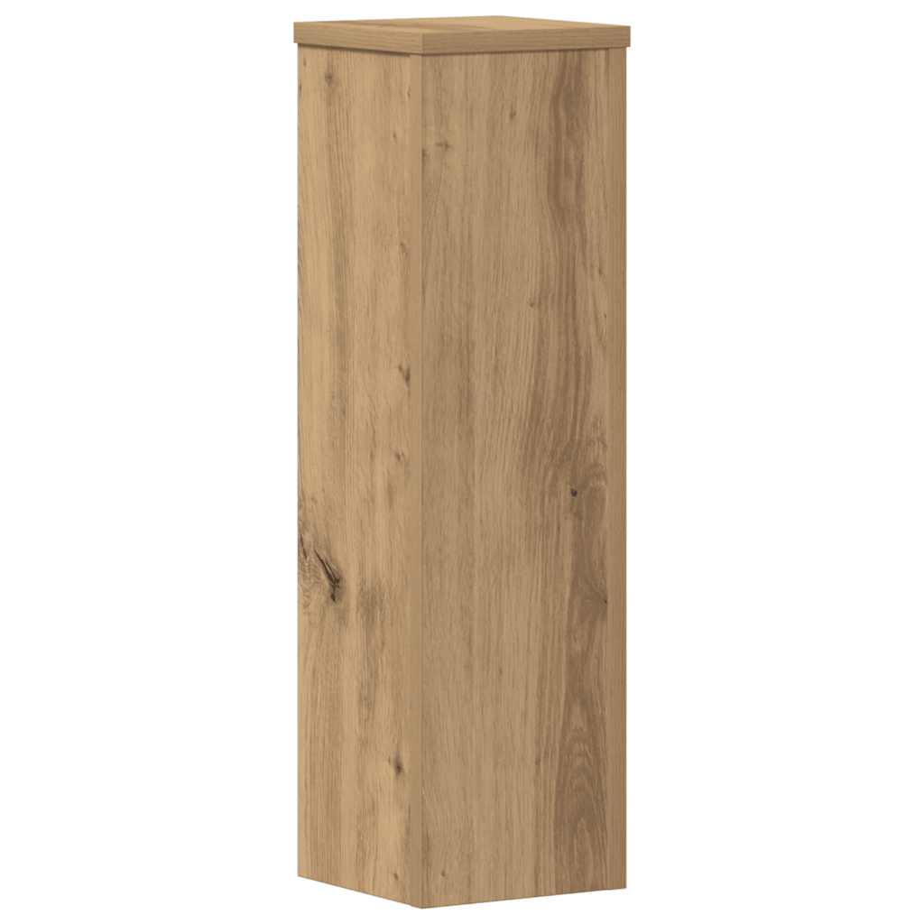 Supports pour plantes 2 pcs chêne artisanal bois d'ingénierie - 3