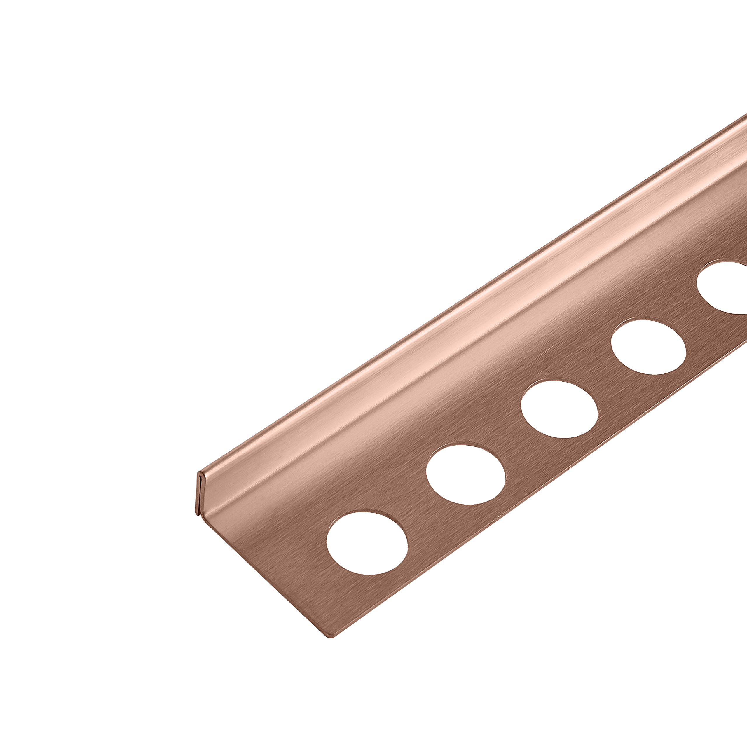 Balneo Listwa Spadkowa Podłogowa Lewa 120 cm Miedziana Brodzikowa Listwa Ze Stali Nierdzewnej